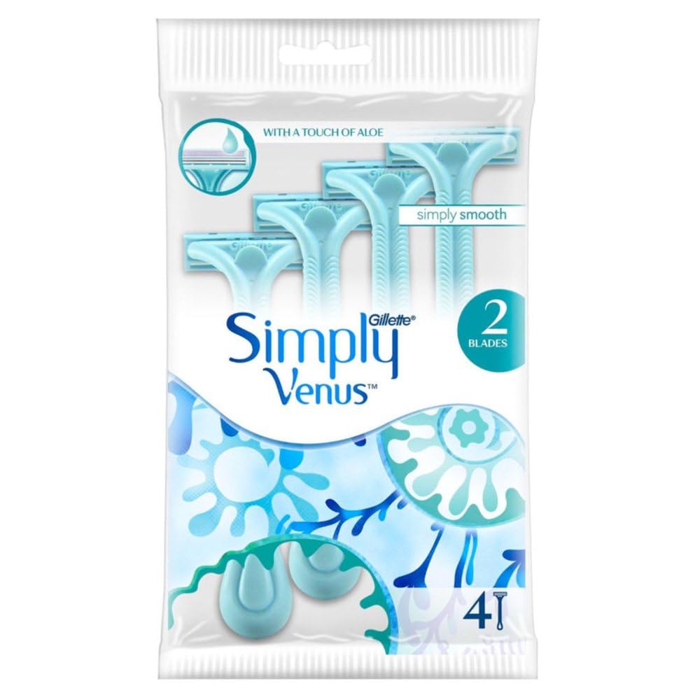 GILLETTE SIMPLY VENUS 2 4'S