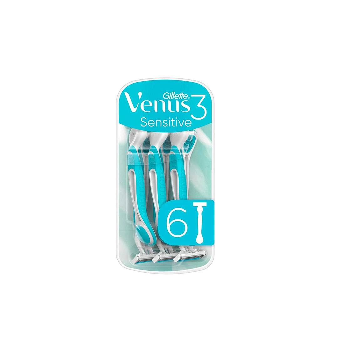 Gillette Venus 3 Sensitive Razor 6'S