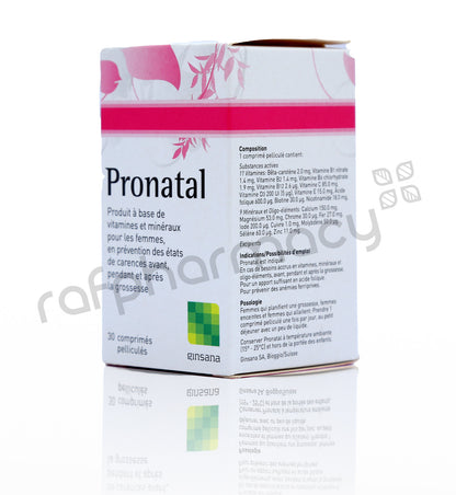 GINSANA PRONATAL TABLETS 30'S