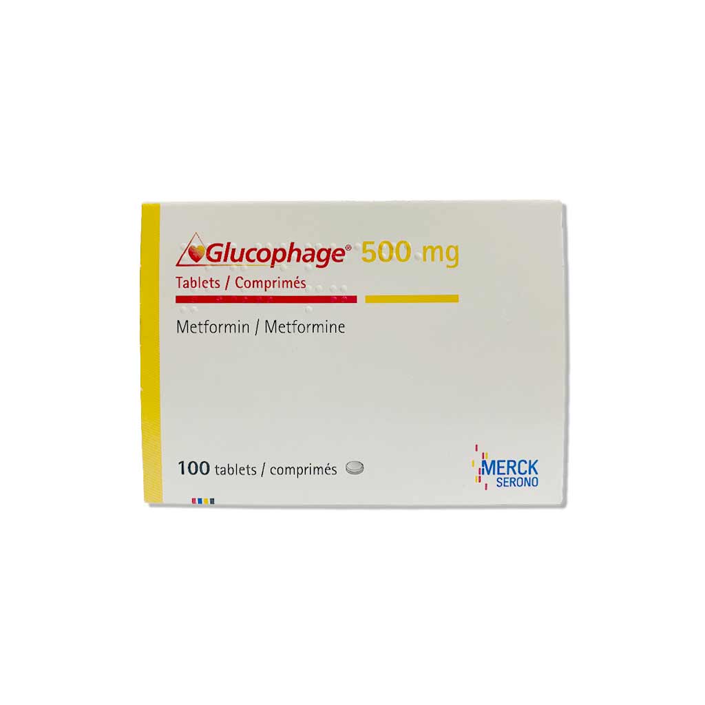Glucophage 500mg Tablets 100'S