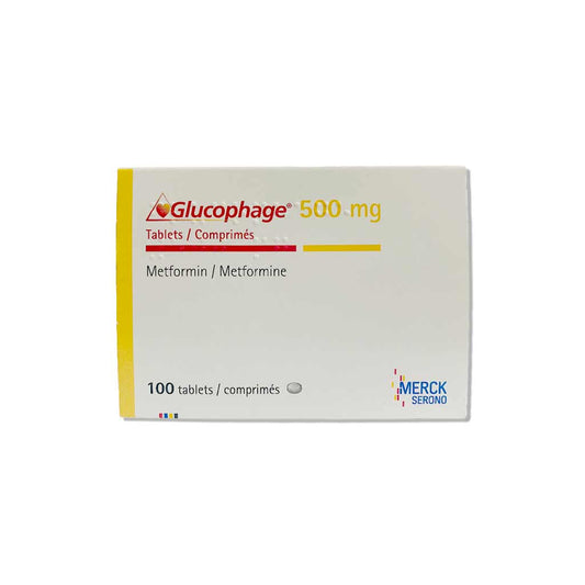 Glucophage 500mg Tablets 100'S