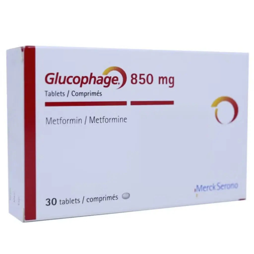 Glucophage 850mg Tablets 30'S
