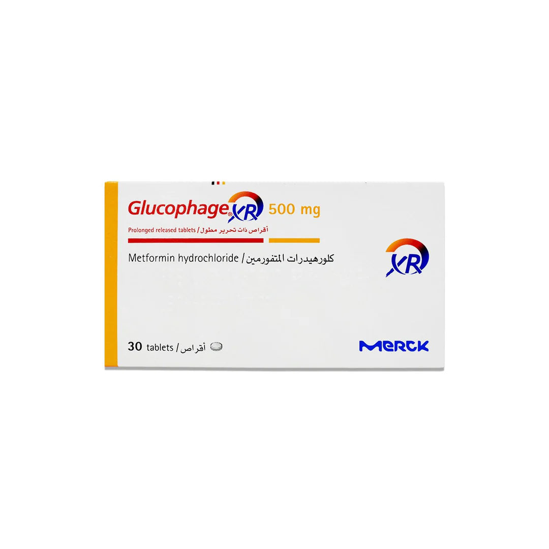 Glucophage Xr 500mg Tablets 30'S