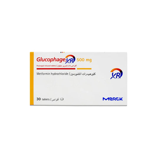 Glucophage Xr 500mg Tablets 30'S