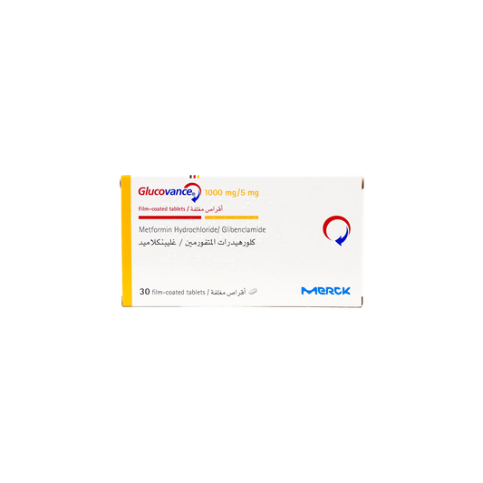Glucovance 1000mg/5mg Tablets 30'S