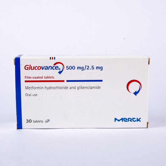 Glucovance 500mg/2.5mg Tablets 30'S