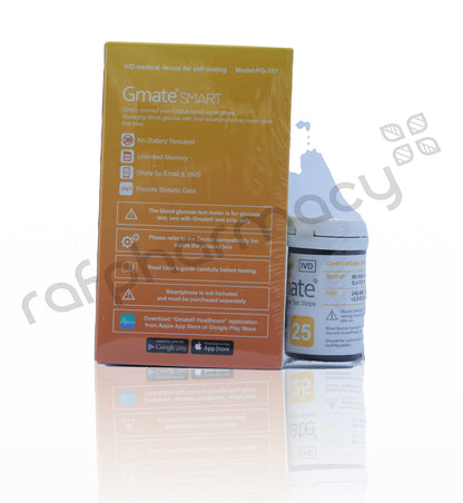 GMATE SMART PG101+25 STRIPS+10 LANCETS