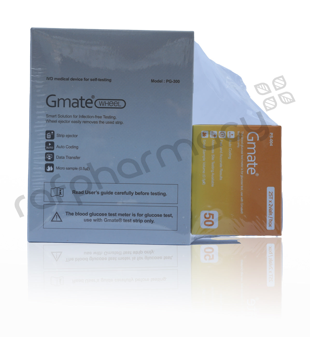 GMATE WHEEL PG-300+10 LANCETS+50 STRIPS