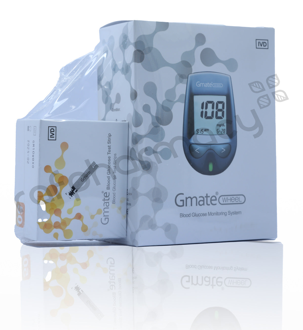 GMATE WHEEL PG-300+10 LANCETS+50 STRIPS
