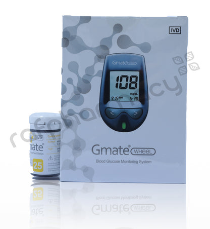 GMATE WHEEL+25STRIPS+10 LANCETS
