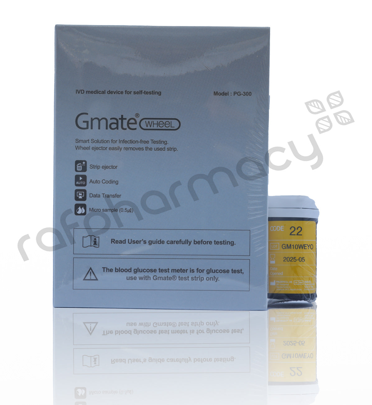GMATE WHEEL+25STRIPS+10 LANCETS