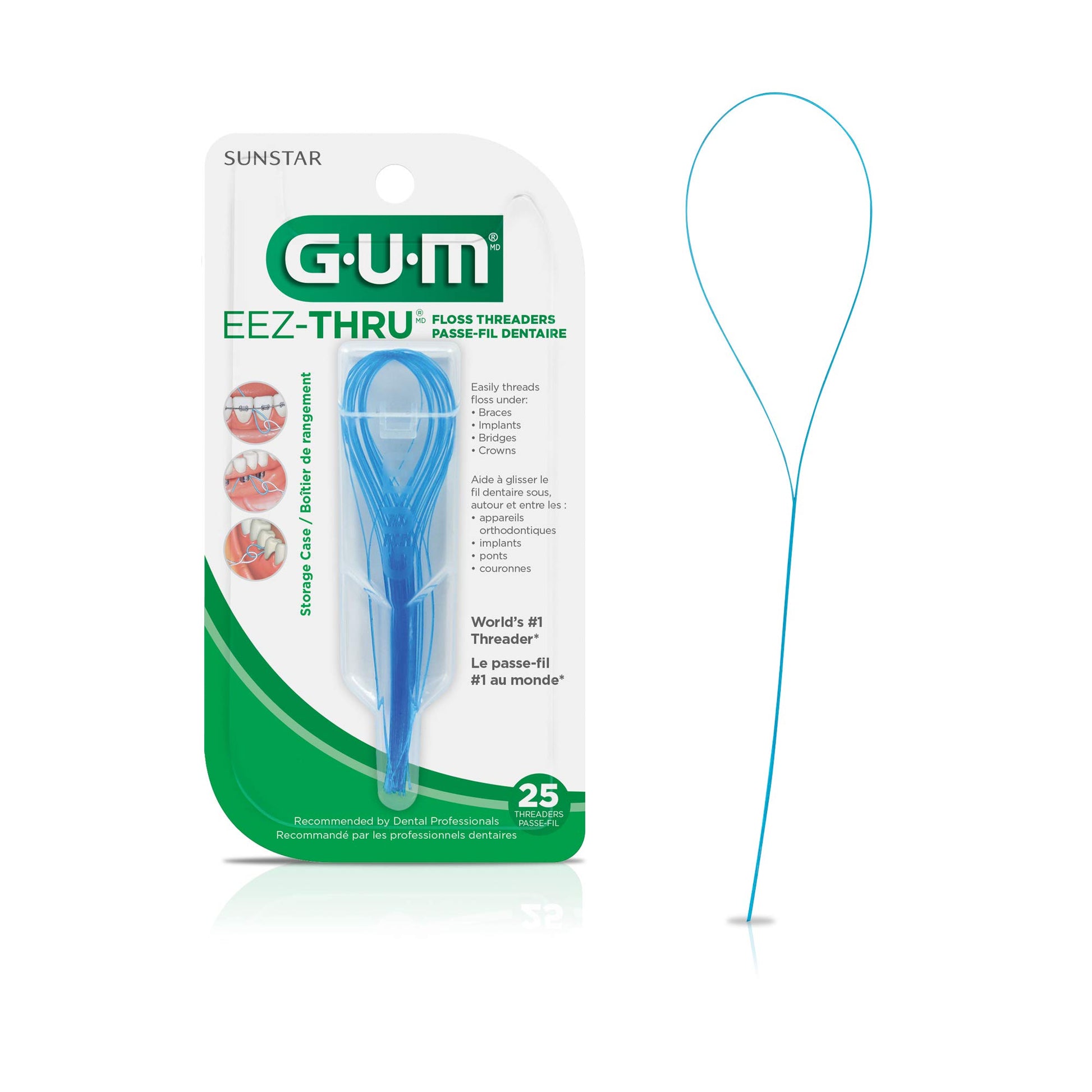 Gum B Eezy Thru Floss