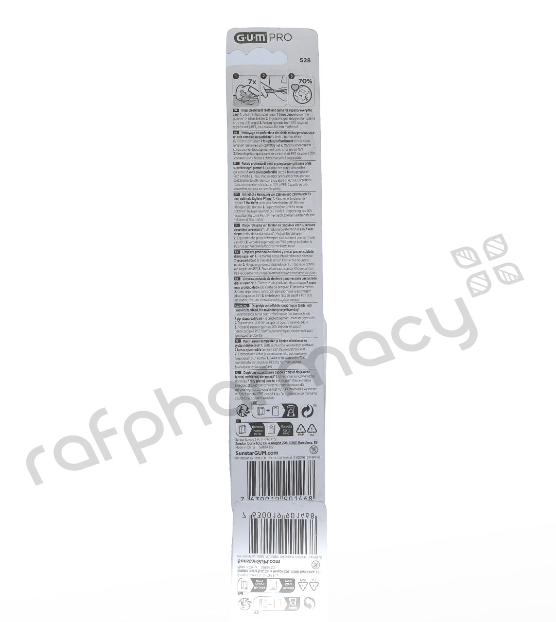 فرشاة أسنان GUM B TECHNIQUE PRO متوسطة الحجم 528MA