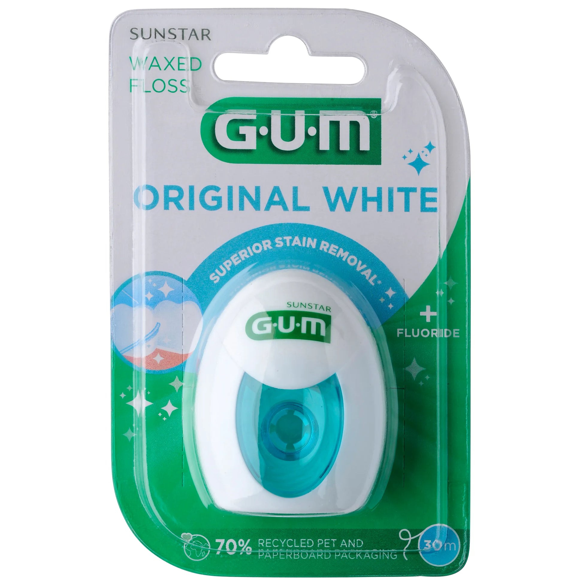 خيط تنظيف الأسنان الأبيض الأصلي من GUM 2040MA