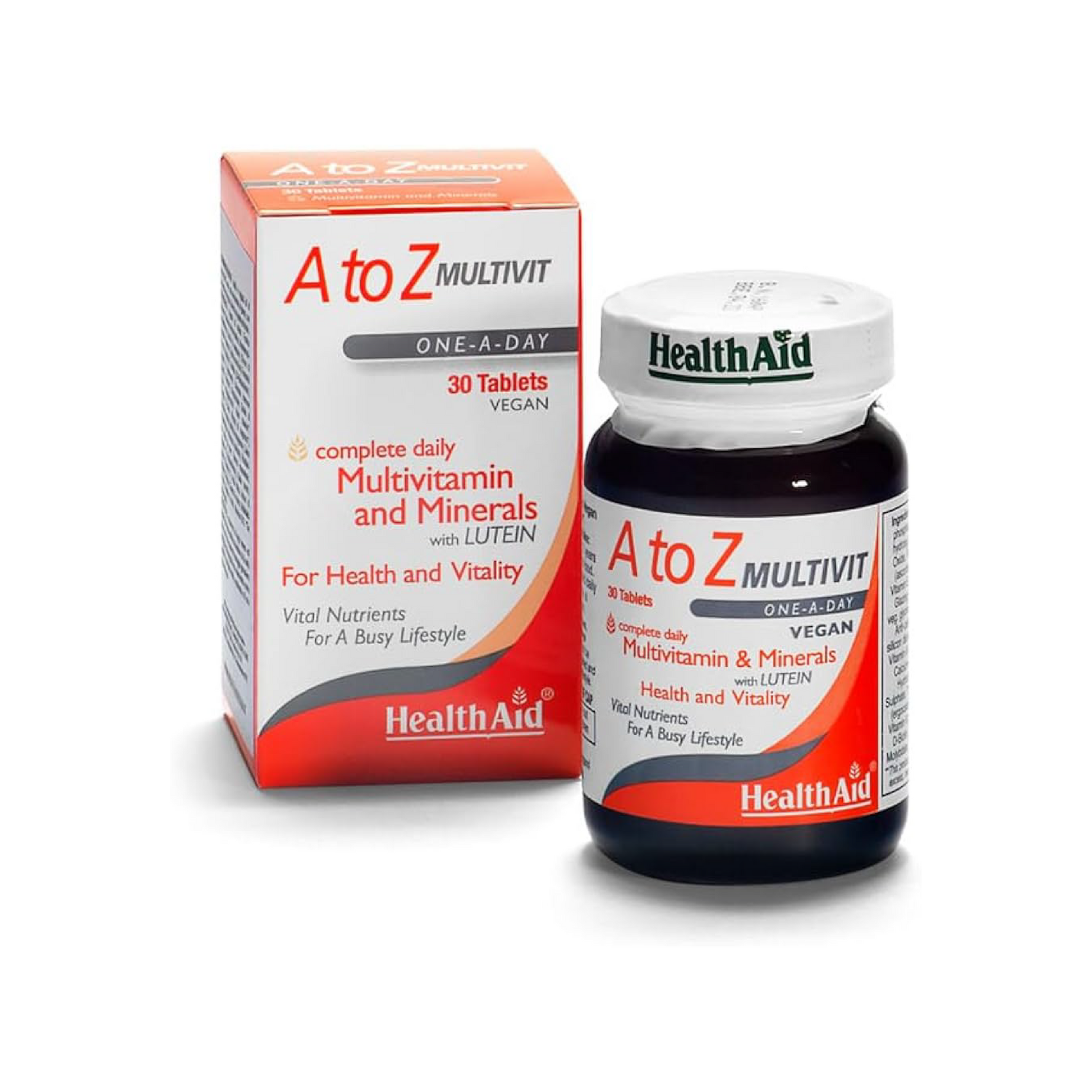 أقراص الفيتامينات المتعددة من HEALTH A TO Z، 30 قرصًا