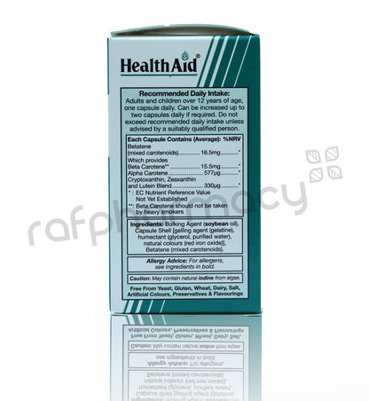 Health Aid Beta Carotene 23000Iu Capsules 30'S