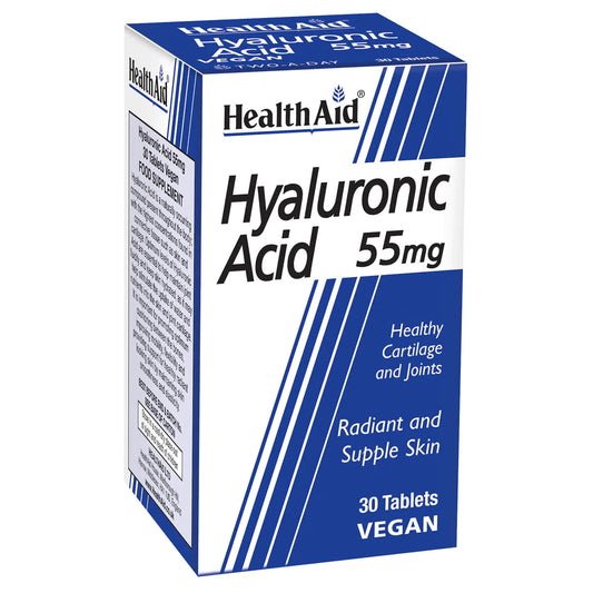 Health Aid Hyaluronic Acid 55Mg Tablets 30'S