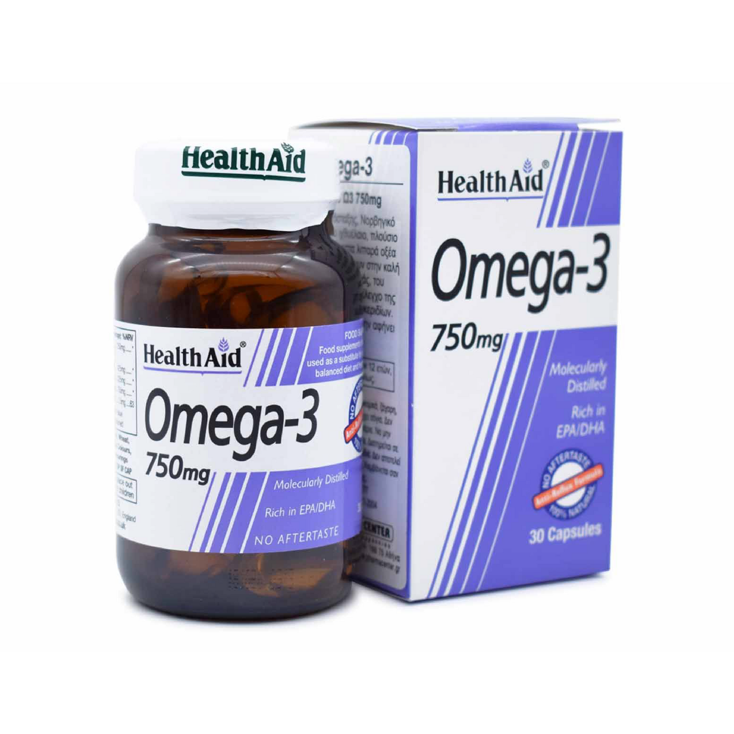 Health Aid Omega 3 750Mg Capsules 30'S