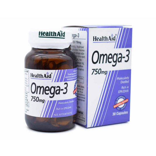 Health Aid Omega 3 750Mg Capsules 30'S
