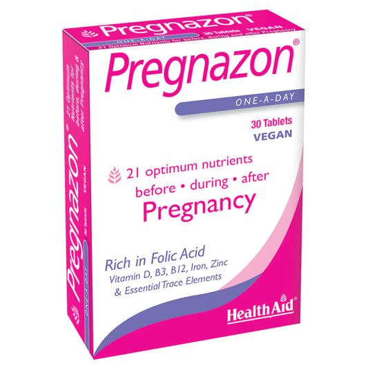 Health Aid Pregnazon Tablets 1 A Day 30'S