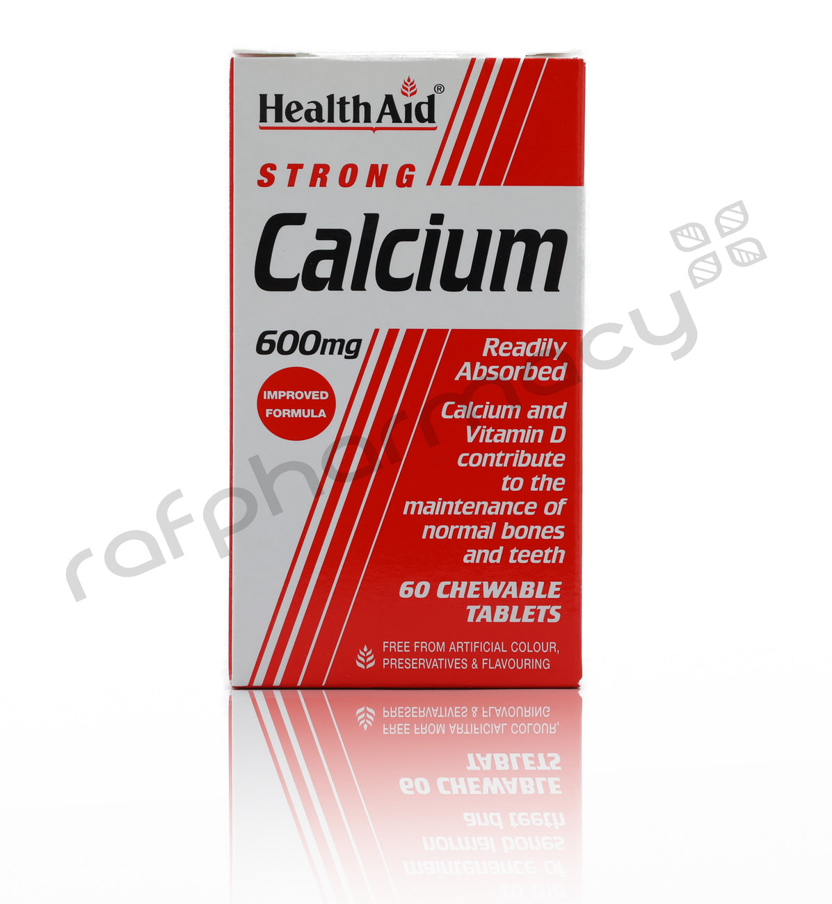Health Aid Strong Calcium 600Mg Chewable Tablets 60'S