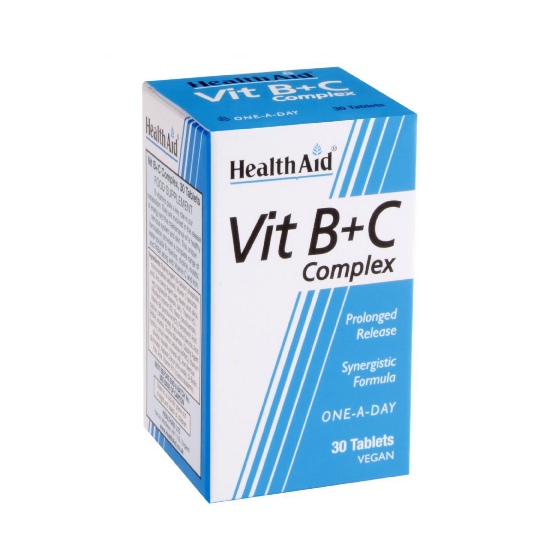 Health Aid Vit B + C Complex Tablets 30'S