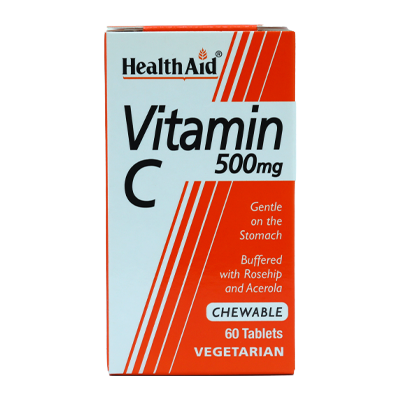 Health Aid Vitamin C 500Mg Chewable Tablets 60'S