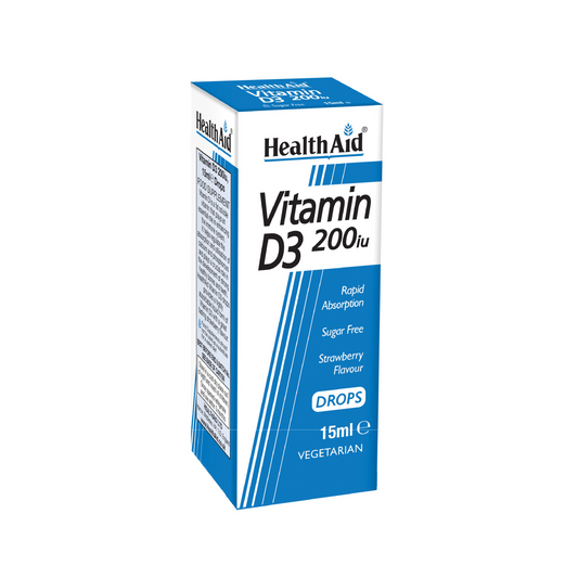 Health Aid Vitamin D3 200 Iu Drops 15Ml