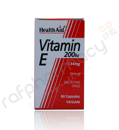 Health Aid Vitamin E 200 Iu Capsules 60'S
