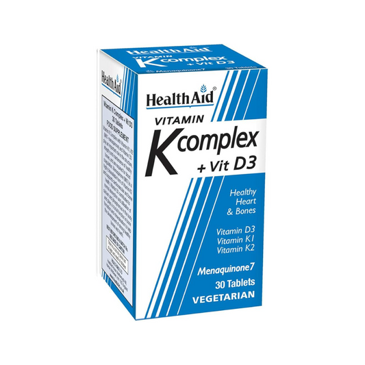 Health Aid Vitamin K Complex + Vit D3 Tablets 30'S