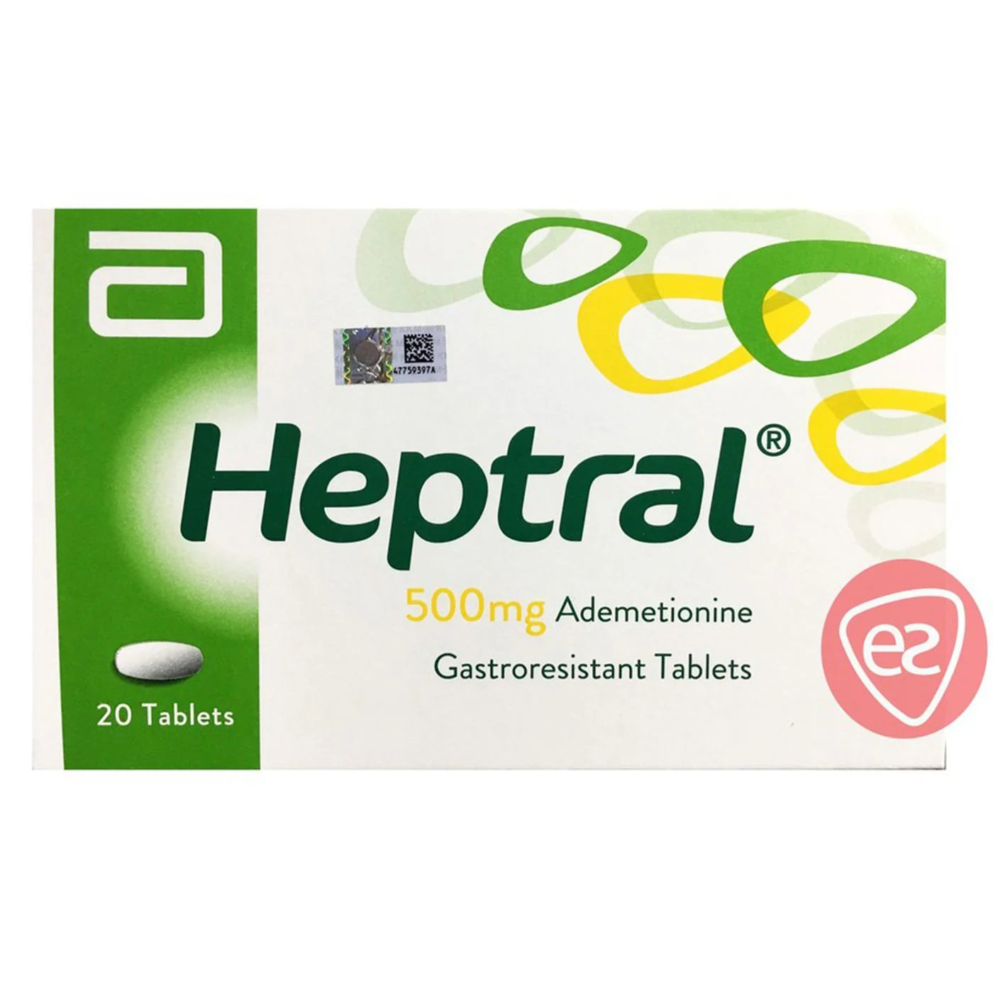 HEPTRAL 500MG TABLETS 20'S