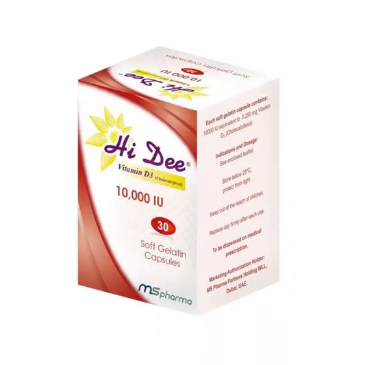 Hi Dee Vitamin D3-10000iu Capsules 30'S