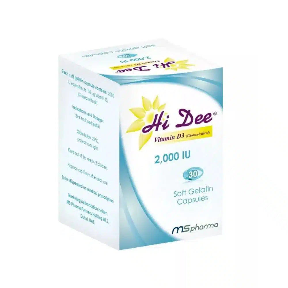 Hi Dee Vitamin D3 2000iu Capsules 30'S