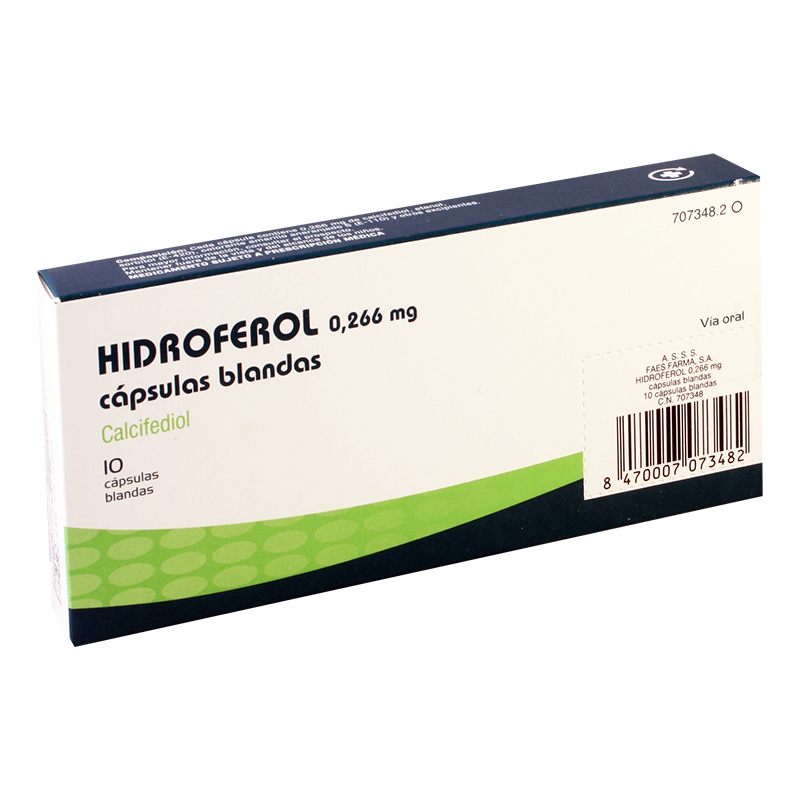 HIDROFEROL 0.266MG CAP 10'S