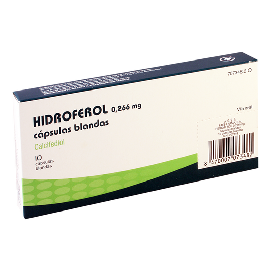 HIDROFEROL 0.266MG CAP 10'S