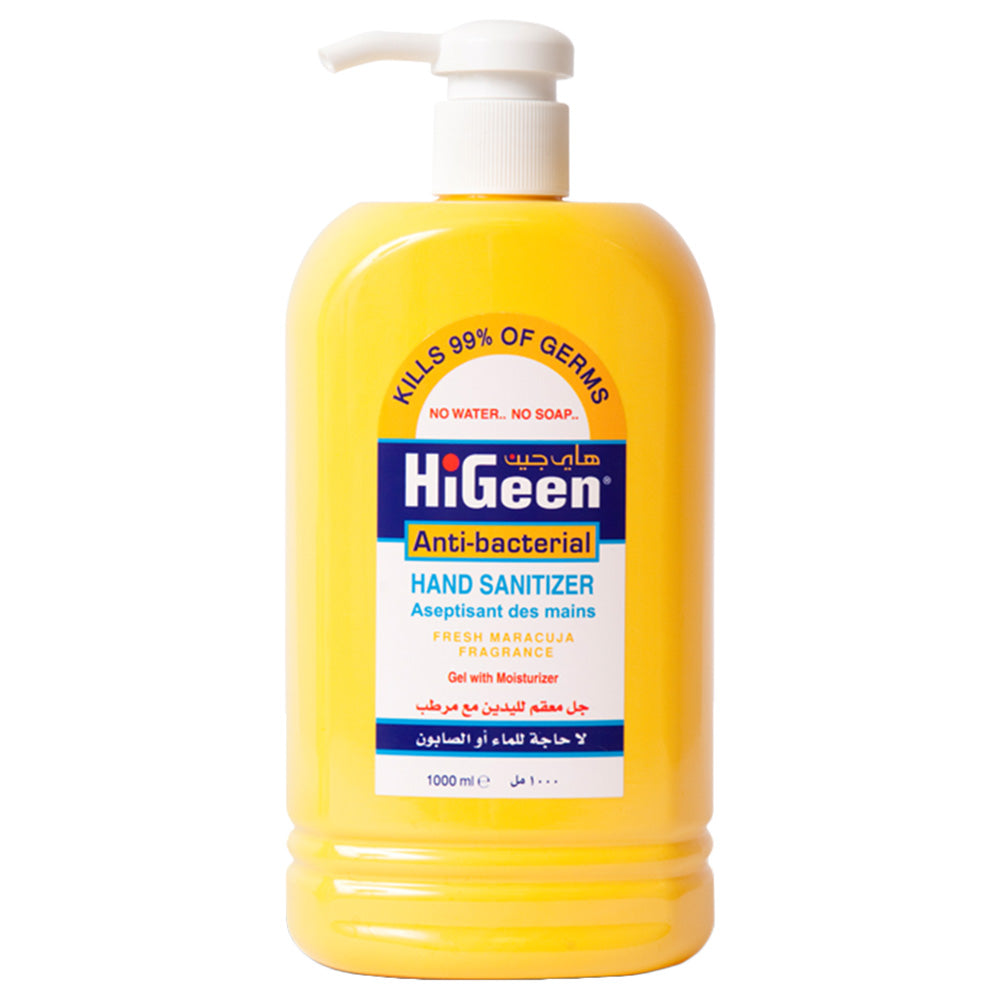 HIGEEN HAND SANITIZER FRESH MARACUJA  1000ML
