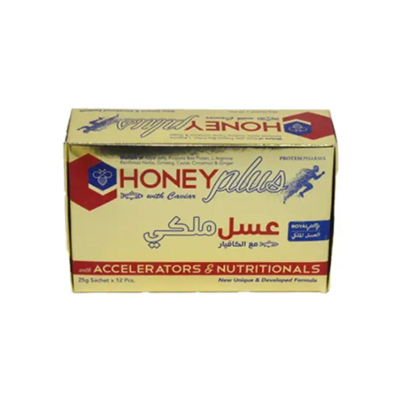 Honey Plus With Caviar Royal Jelly 25g Sachet 12'S