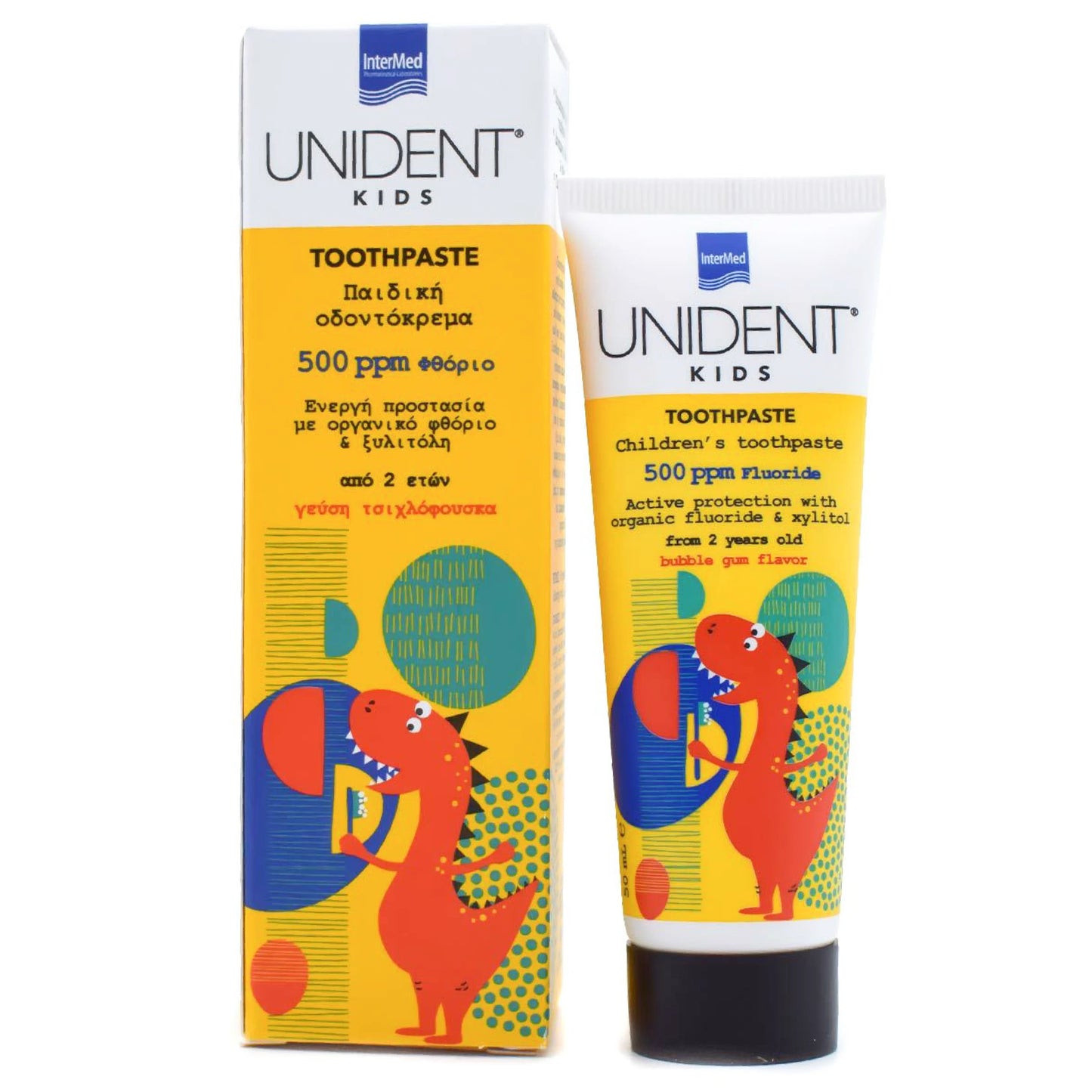 In-Med Unident Kids 500 Ppm Fluoride Tooth Paste  50 Ml