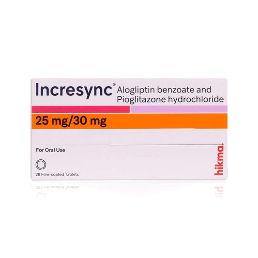 Incresync 25Mg/30Mg Tablets 28'S