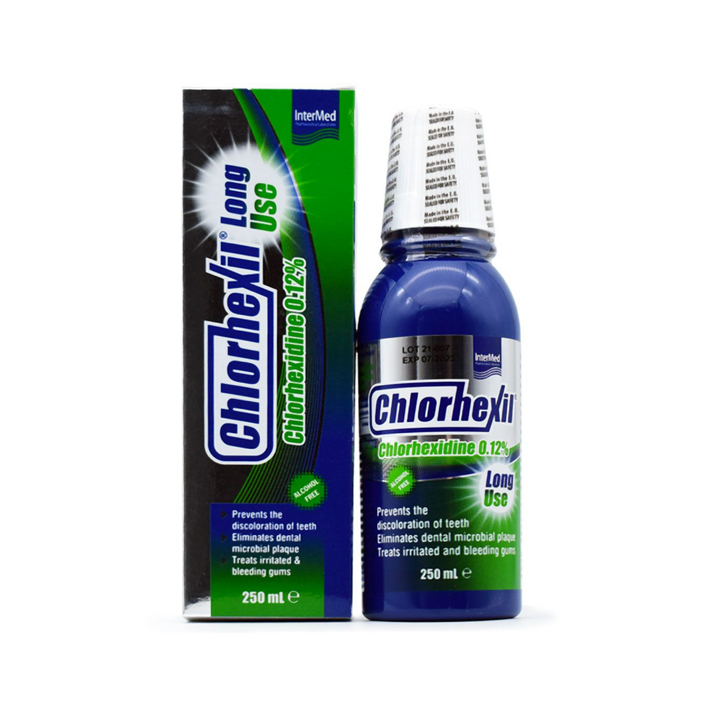 Intermed Chlorhexil Long Use 0.12% Mouth Wash 250Ml