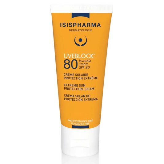 Isis Uveblock Spf 80  Invi.Cr.White 40Ml