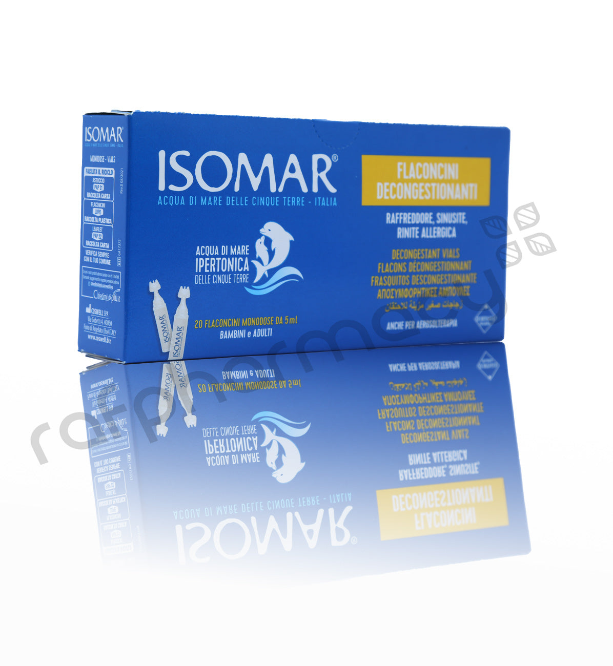 Isomar Decongestant Vials 5Mlx20's