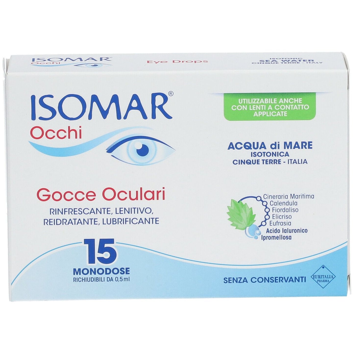Isomar Occhi Eye Drops (15X0.5Ml)- Mono Dose