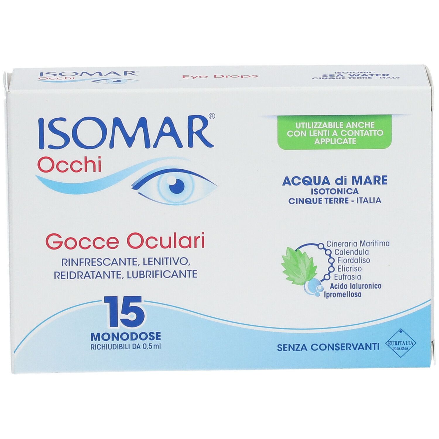 Isomar Occhi Eye Drops (15X0.5Ml)- Mono Dose