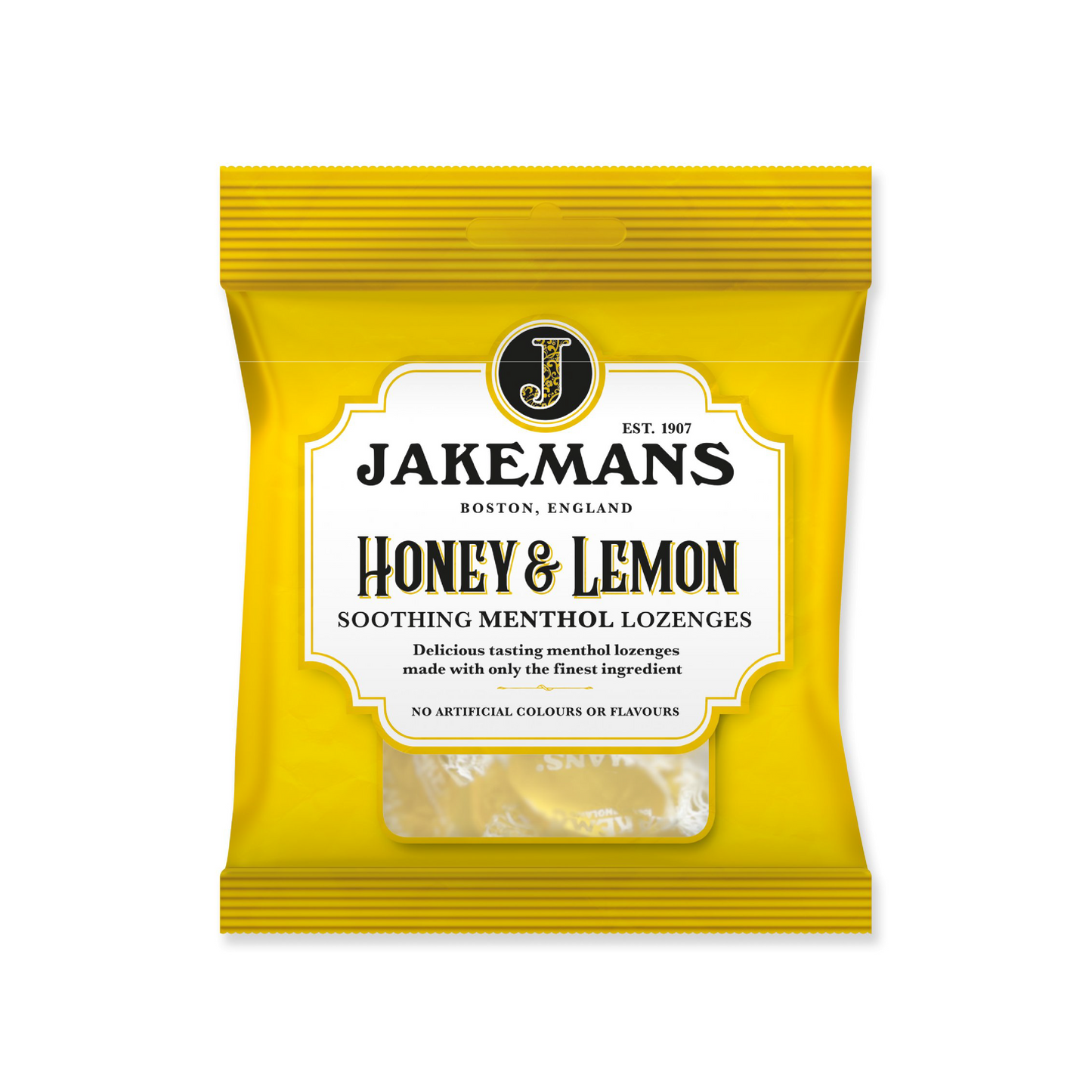 Jakemans Honey & Lemon Soothing Menthol Lozenges 73G