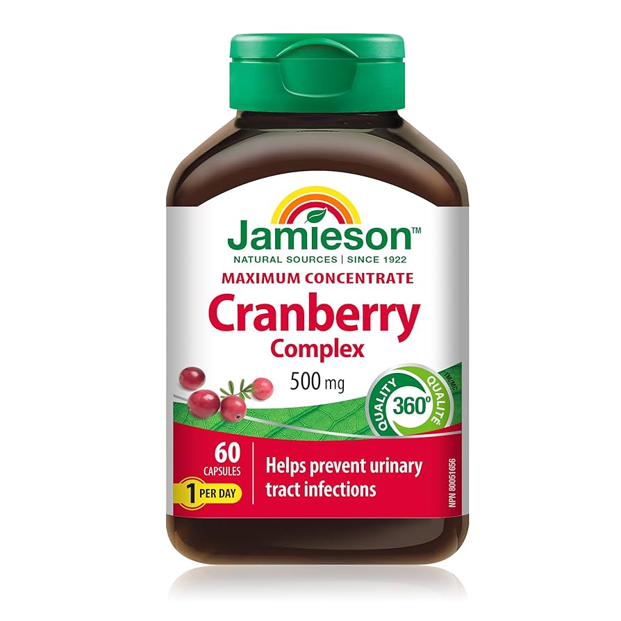 JAMIESON CRANBERRY COMPLEX 500MG CAPSULE 60'S