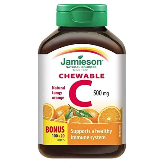 JAMIESON  VITAMIN C 500MG CHEWABLE TABLET 120'S