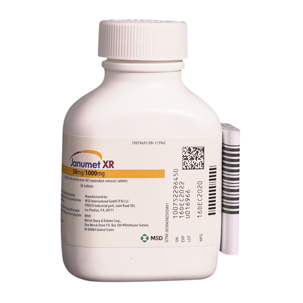 Janumet Xr 50/1000Mg Tablets 56