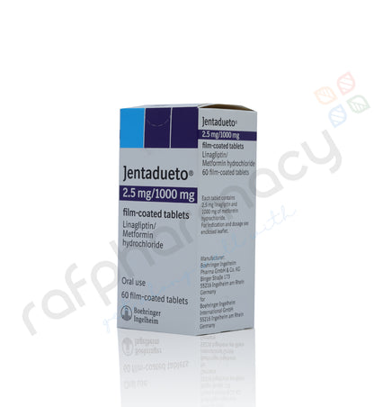 JENTADUETO 2.5MG/1000MG TABLETS 60'S