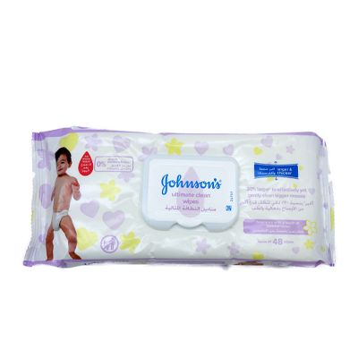 مناديل جونسون ألتيميت كلين 48 قطعة